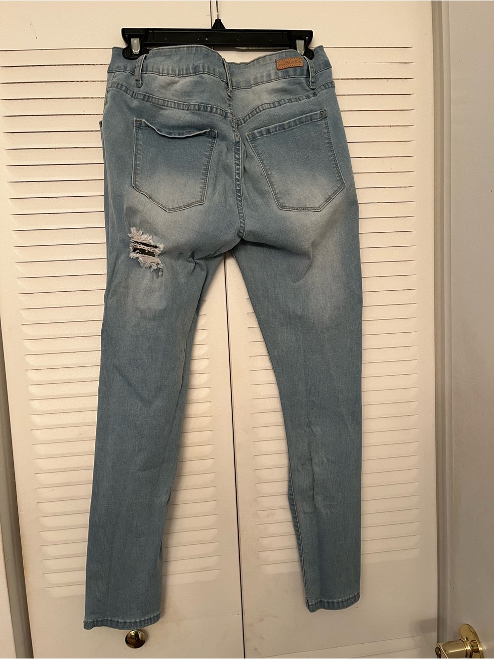 Blue Jeans with Red Trim - Picture 2 of 3